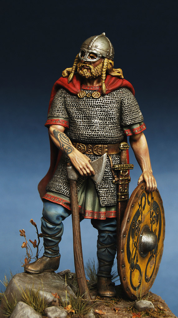 Figures: Viking warlord, 10th century, photo #8