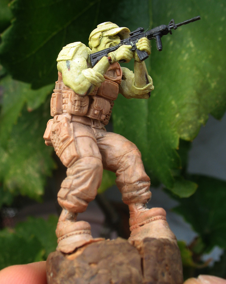 Скульптура: Боец американского спецназа «Navy SEALs», фото #5
