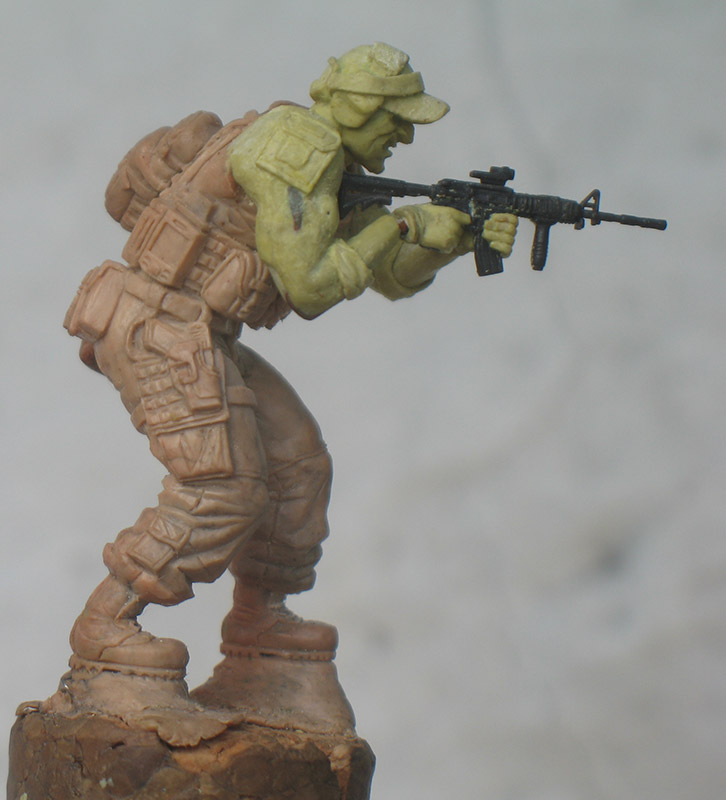 Скульптура: Боец американского спецназа «Navy SEALs», фото #7