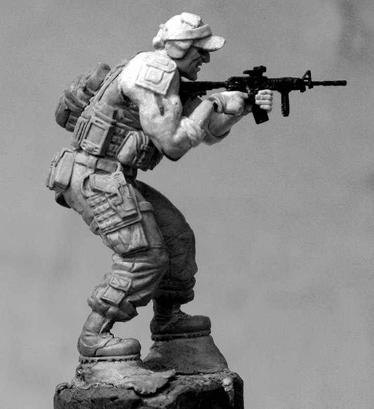 Sculpture: U.S. Navy SEAL , photo #8