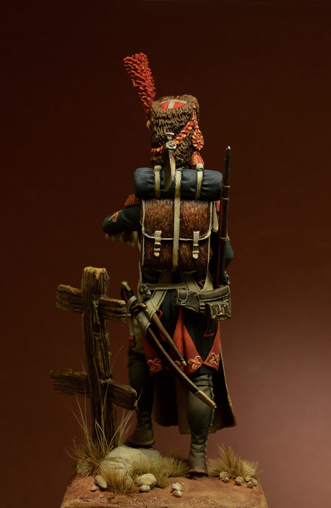 Figures: Sapper, foot grenadiers of the Emperor's Guard, 1806-07, photo #2