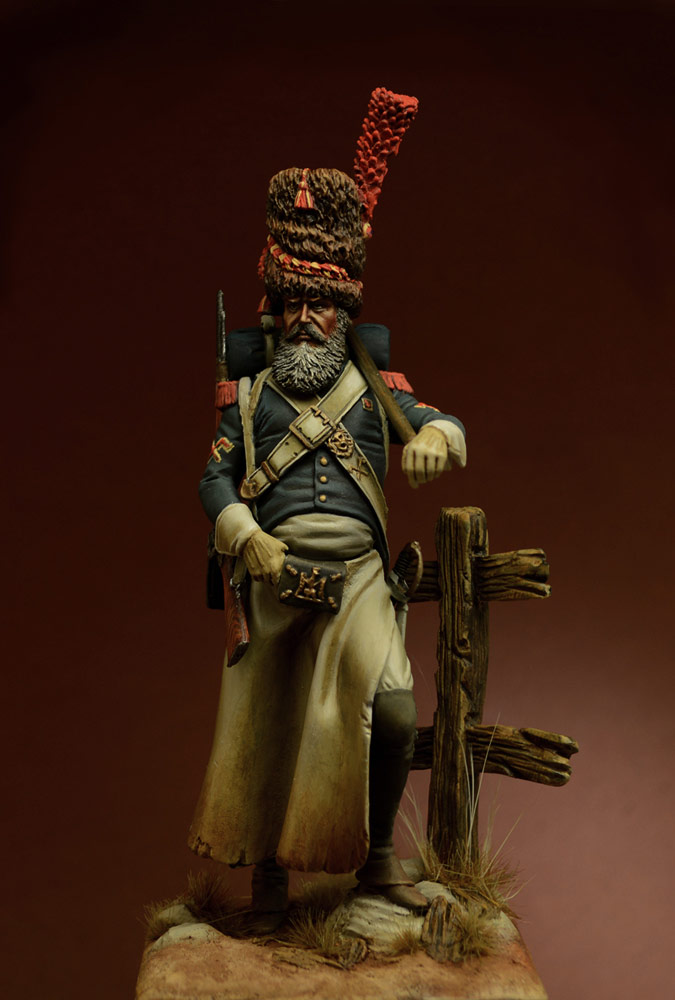 Figures: Sapper, foot grenadiers of the Emperor's Guard, 1806-07, photo #4