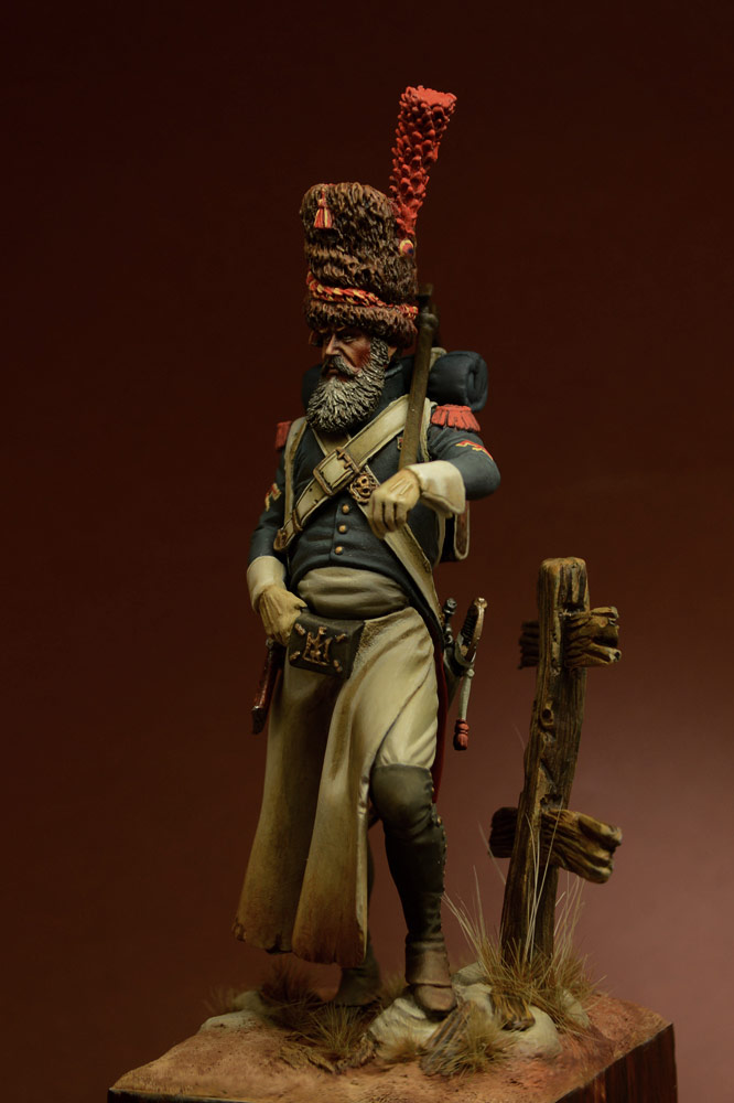 Figures: Sapper, foot grenadiers of the Emperor's Guard, 1806-07, photo #8
