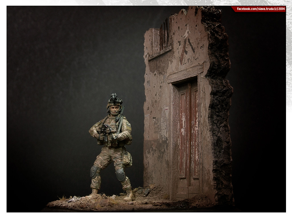 Диорамы и виньетки: Солдат армии США, война в Афганистане, фото #2