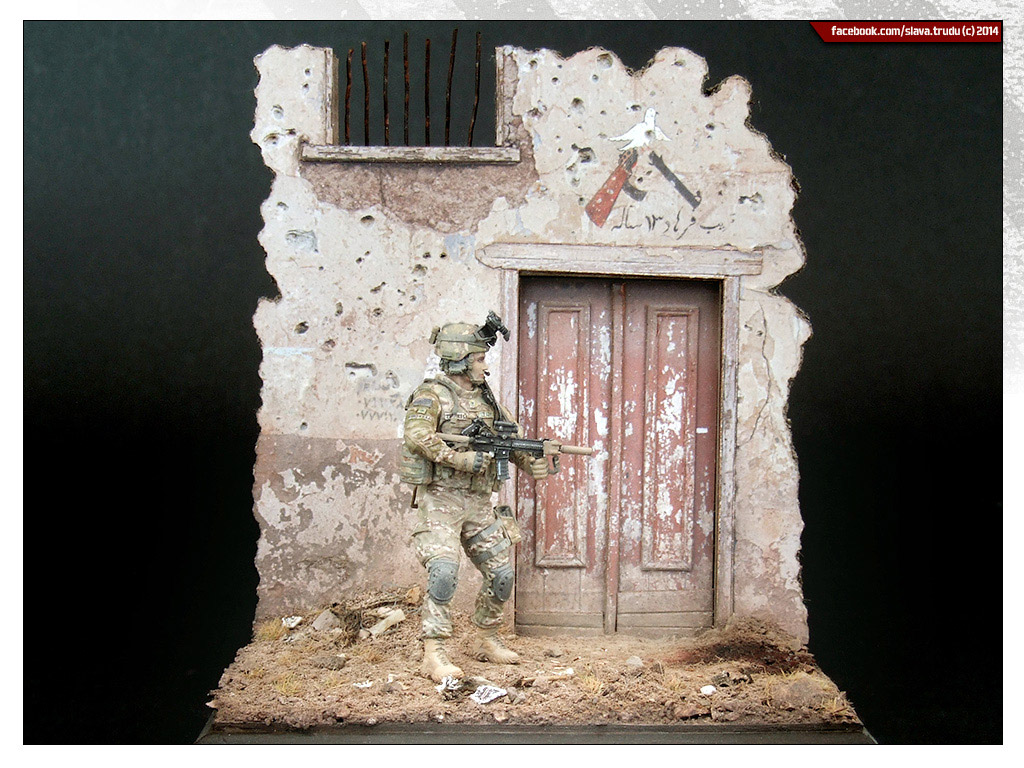 Диорамы и виньетки: Солдат армии США, война в Афганистане, фото #4