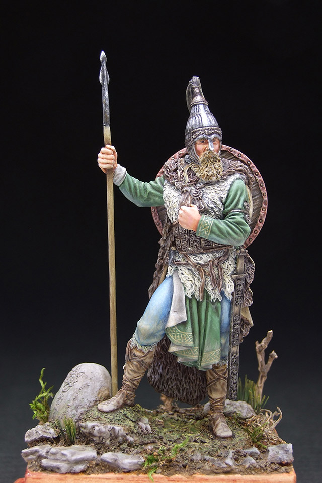 Figures: Slavic warrior, VII century A.D., photo #1