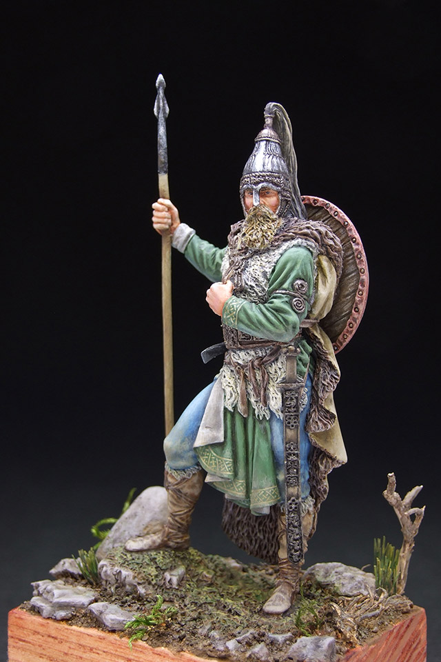Figures: Slavic warrior, VII century A.D., photo #2