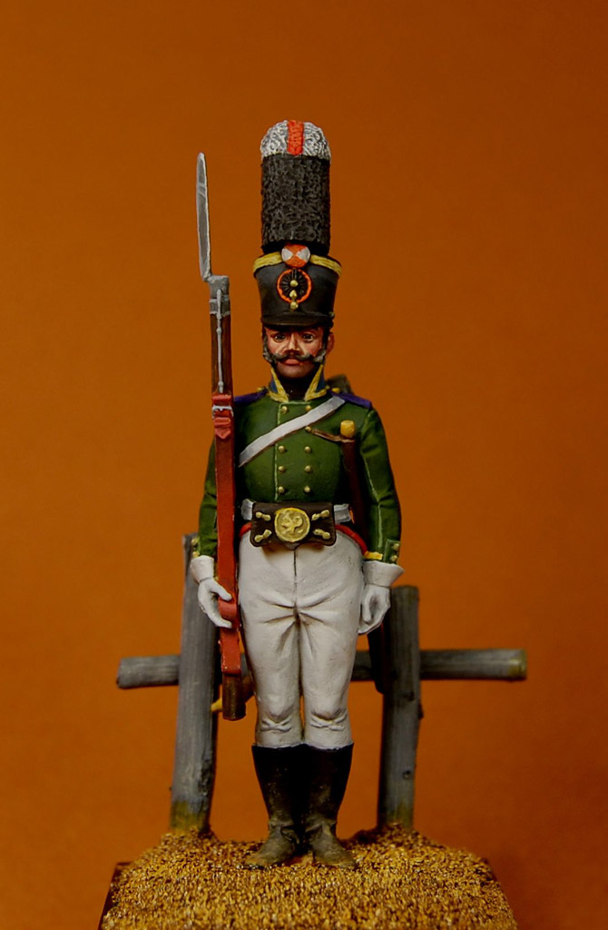Figures: NCO, Grenadiers battalion of Kaluzhsky regt., 1805-07, photo #1