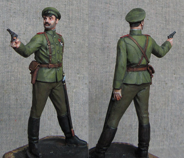 Figures: Russian army colonel, 1914