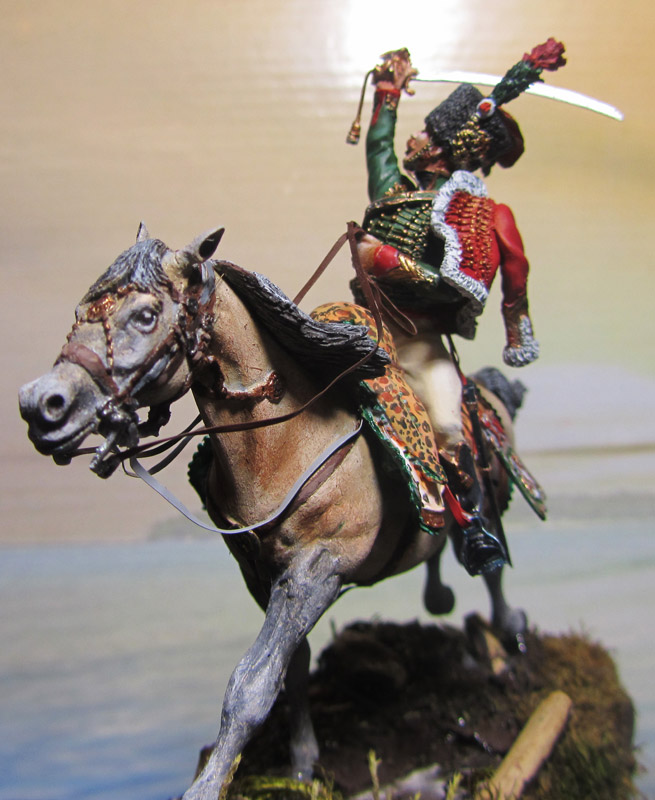 Figures: Ataman Platov and chasseurs officer of Emperor's Guard, photo #10