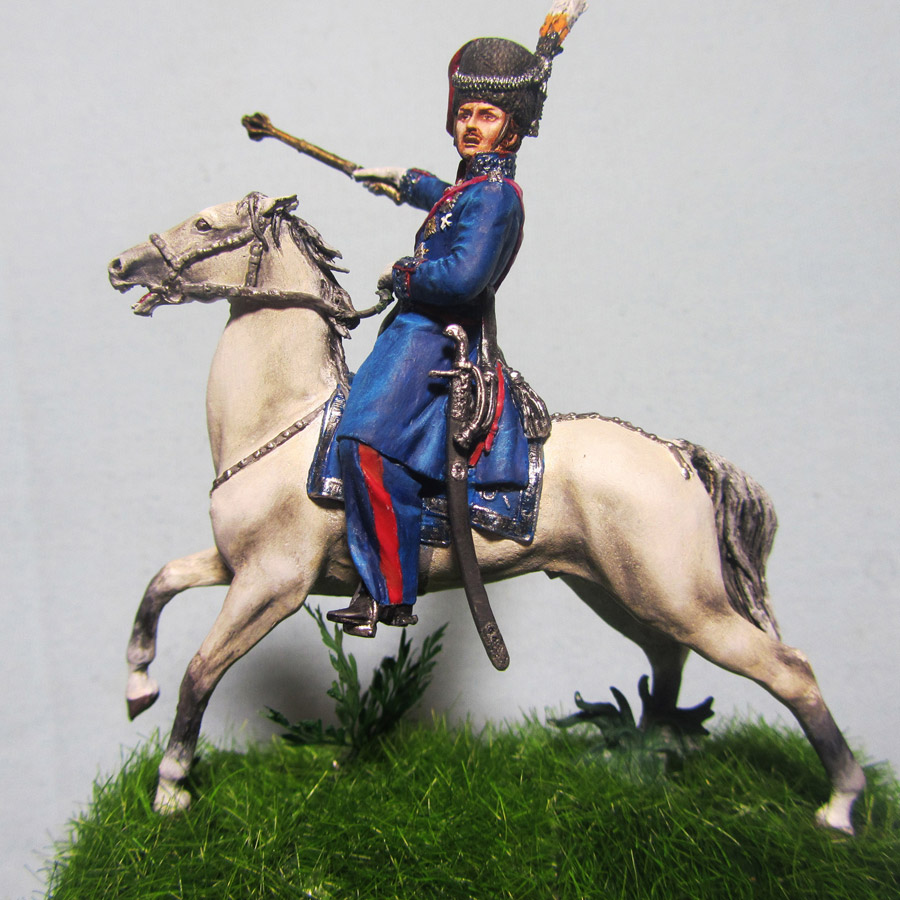 Figures: Ataman Platov and chasseurs officer of Emperor's Guard, photo #2