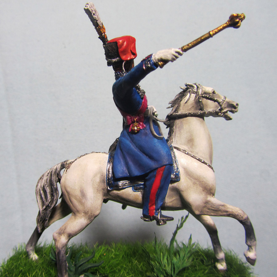 Figures: Ataman Platov and chasseurs officer of Emperor's Guard, photo #6