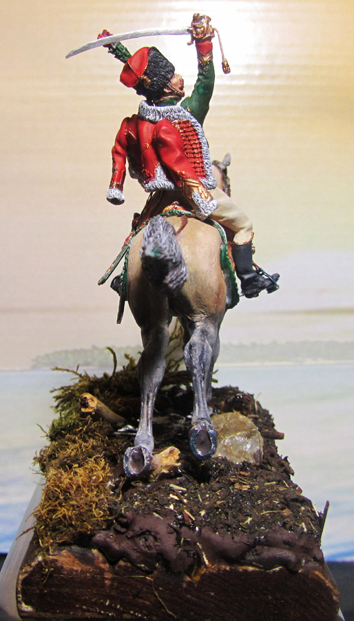 Figures: Ataman Platov and chasseurs officer of Emperor's Guard, photo #7