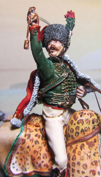 Figures: Ataman Platov and chasseurs officer of Emperor's Guard, photo #8