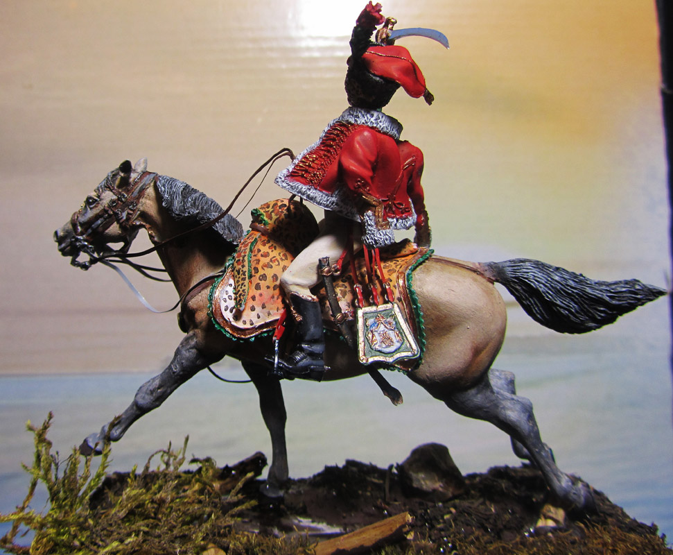 Figures: Ataman Platov and chasseurs officer of Emperor's Guard, photo #9