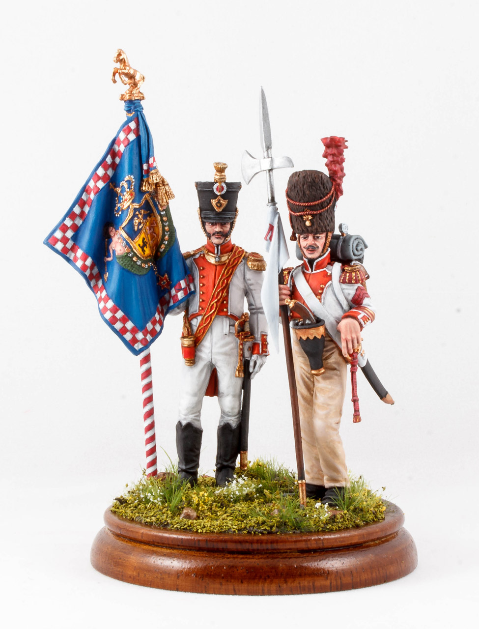 Фигурки: Знамённая группа 6-го линейного полка «Napoli», 1812 г., фото #1