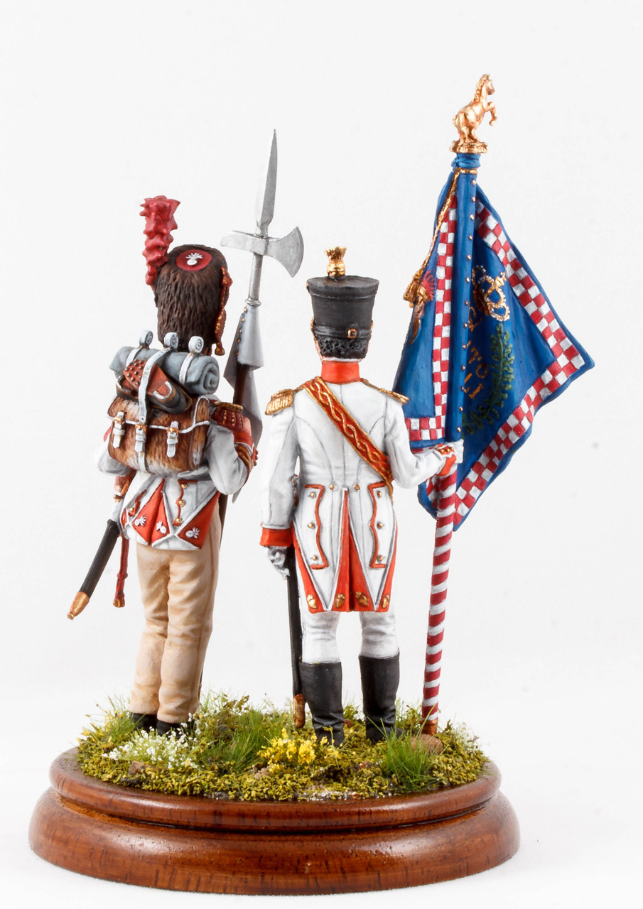 Figures: Standard bearers, 6th Napoli line infantry regt, 1812, photo #10