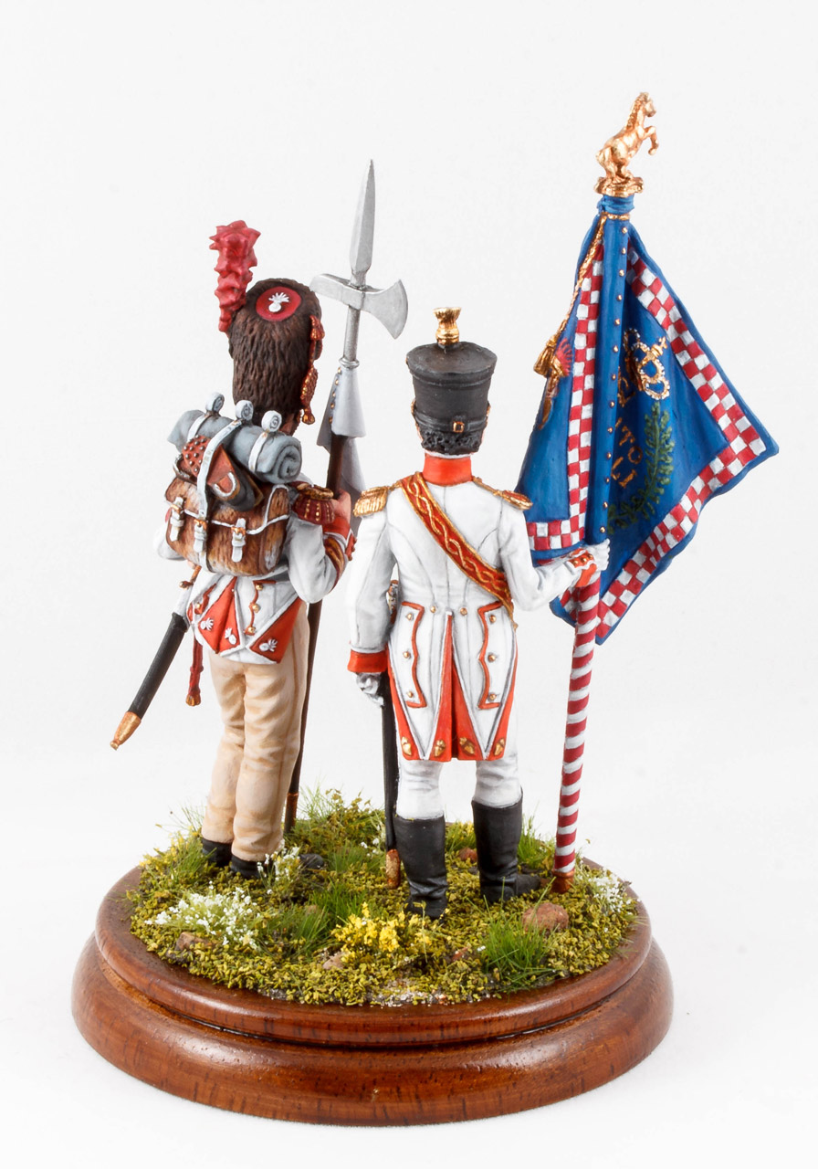 Figures: Standard bearers, 6th Napoli line infantry regt, 1812, photo #13