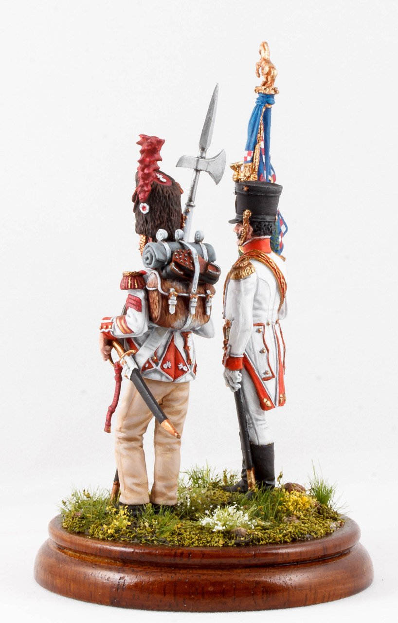 Figures: Standard bearers, 6th Napoli line infantry regt, 1812, photo #7