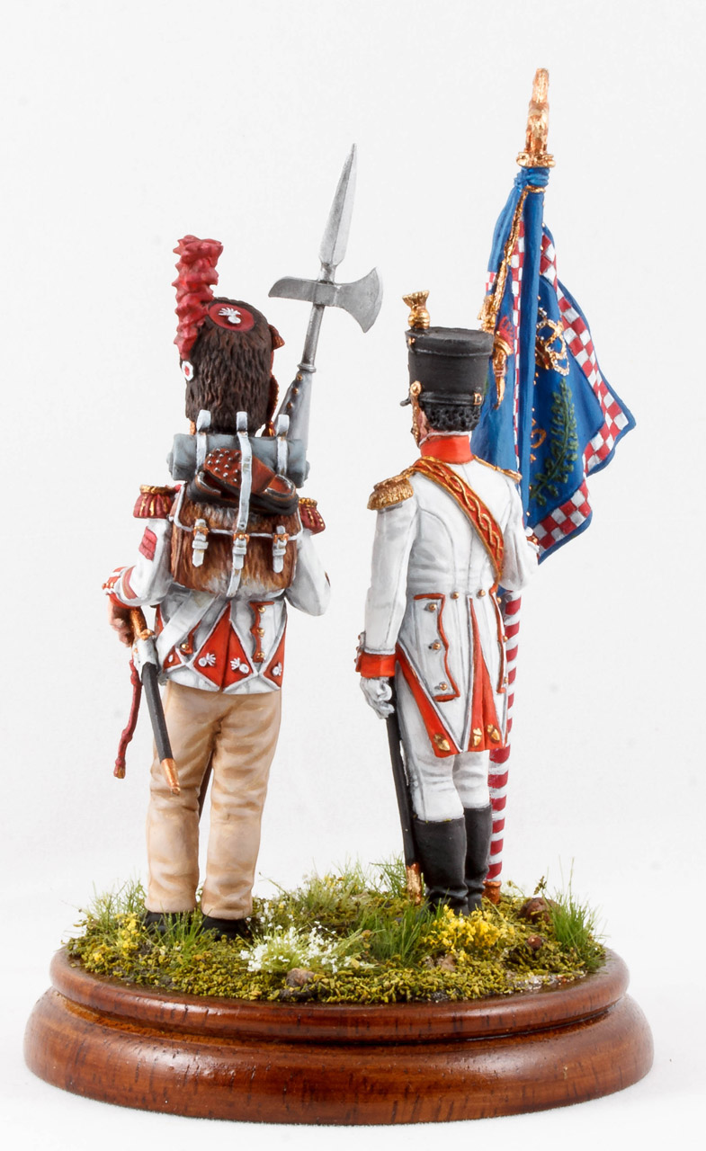 Figures: Standard bearers, 6th Napoli line infantry regt, 1812, photo #8