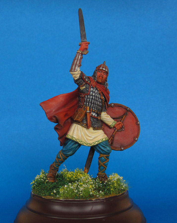 Figures: Novgorod warrior, early XI cent., photo #1
