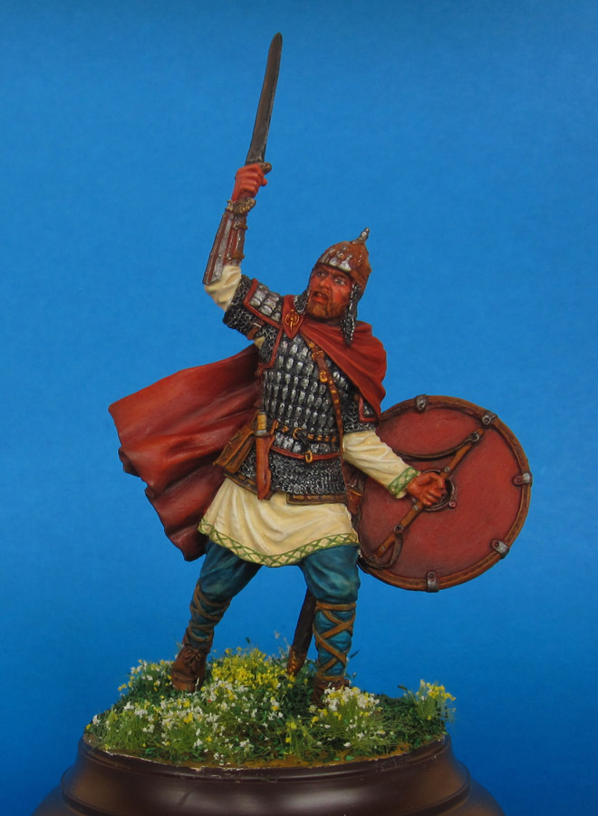 Figures: Novgorod warrior, early XI cent., photo #2