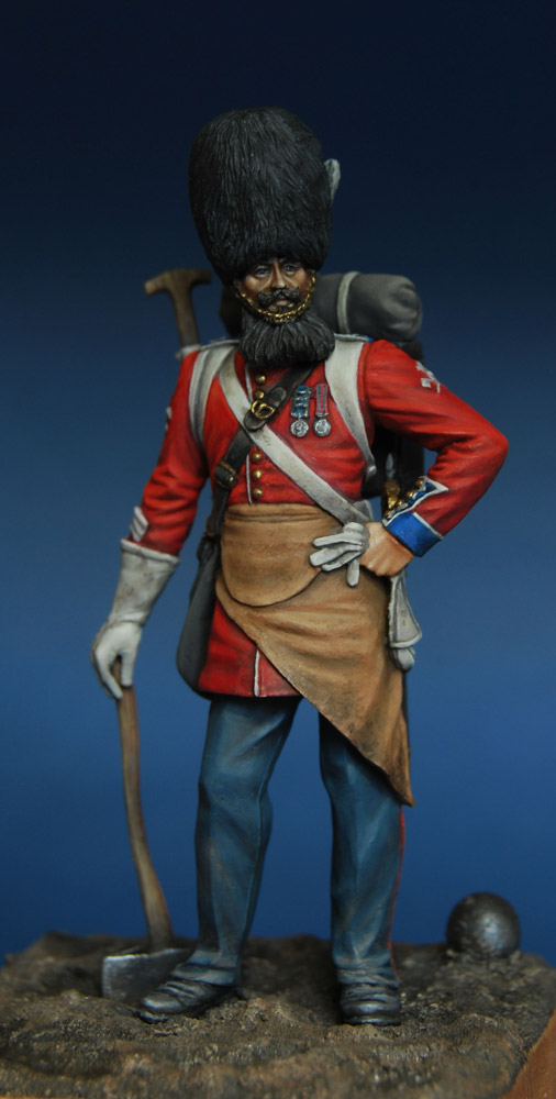 Figures: Pioneer, British Guard grenadiers, 1856-57, photo #1