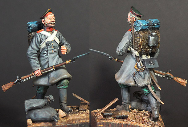 Figures: Grenadier of infantry regt. Russia, 1853-56