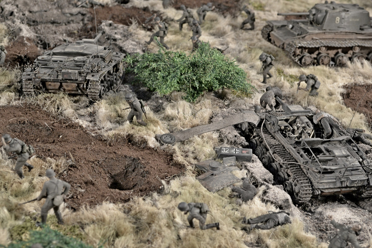 Dioramas and Vignettes: Counter-strike of 5th tank army, photo #56