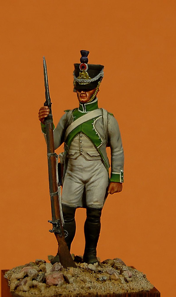 Figures: Fusilier of 3rd line infantry regt. France, 1807, photo #1