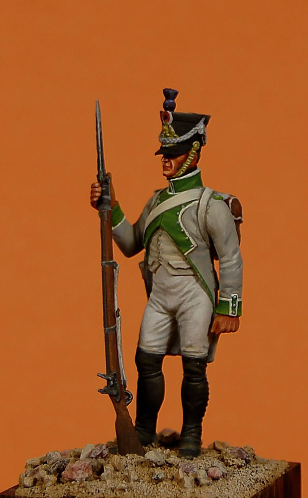 Фигурки:  Фузилер 3-го линейного полка, Франция, 1807 год, фото #2