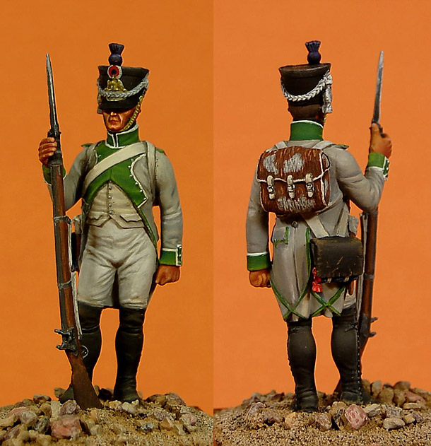 Figures: Fusilier of 3rd line infantry regt. France, 1807