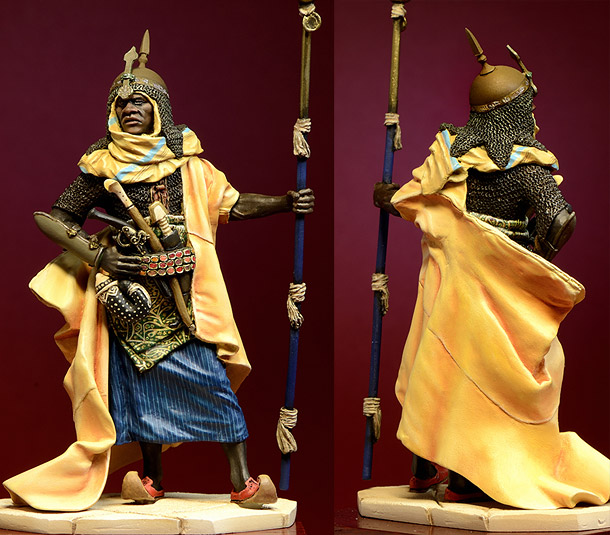 Figures: Nubian palace guard