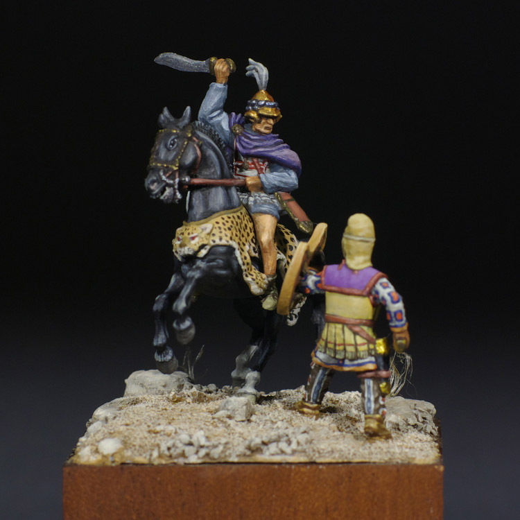 Figures: Thessalian horseman in battle, photo #3