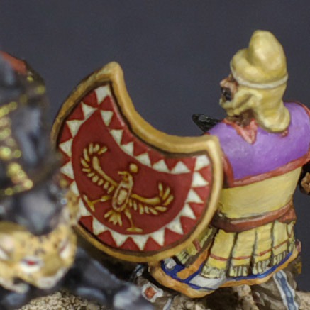 Figures: Thessalian horseman in battle, photo #7