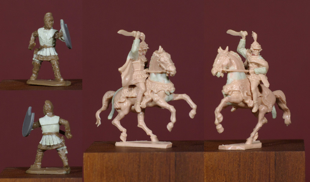 Figures: Thessalian horseman in battle, photo #8