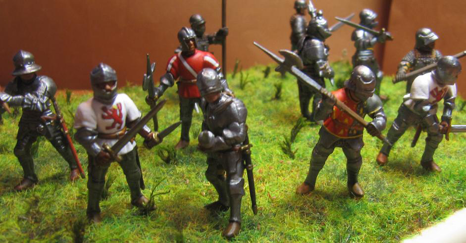 Figures: Foot knights, late Middle ages, photo #10