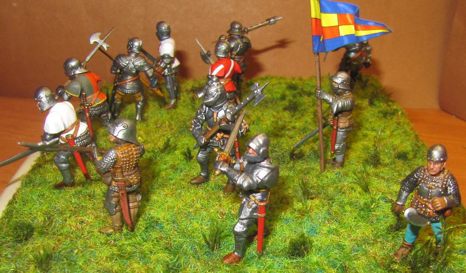 Figures: Foot knights, late Middle ages, photo #3