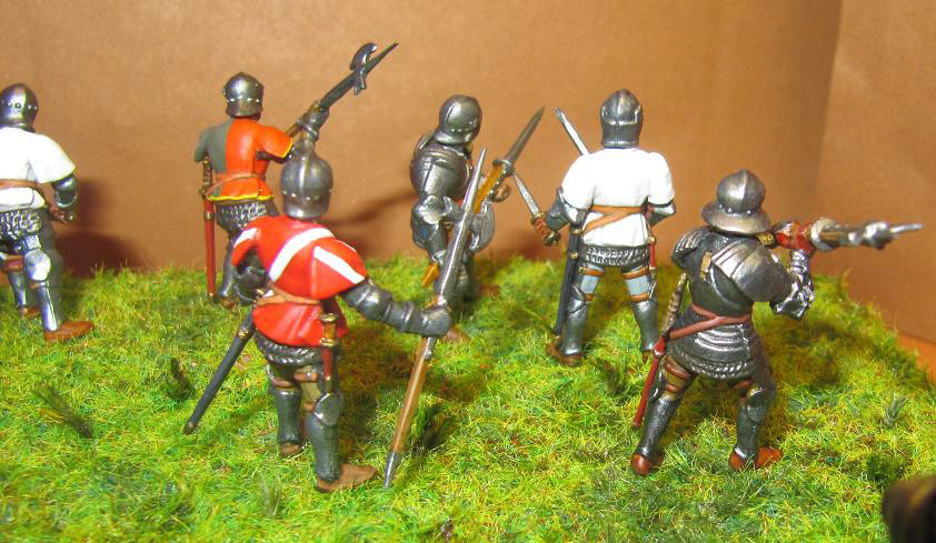 Figures: Foot knights, late Middle ages, photo #4