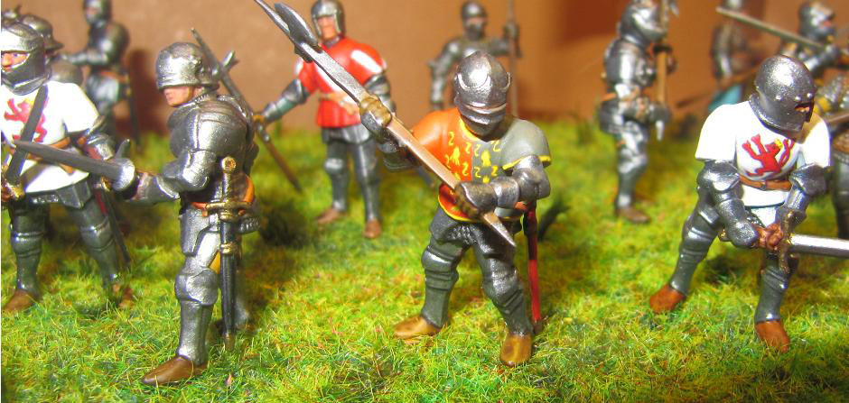 Figures: Foot knights, late Middle ages, photo #5