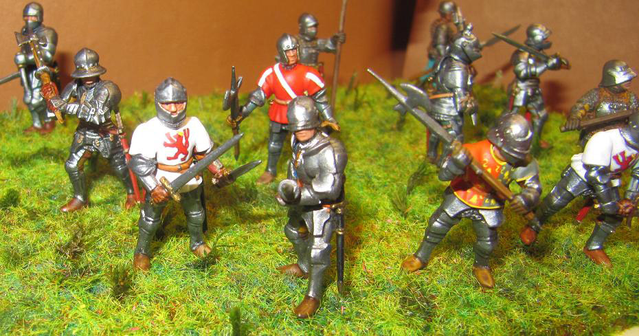 Figures: Foot knights, late Middle ages, photo #6