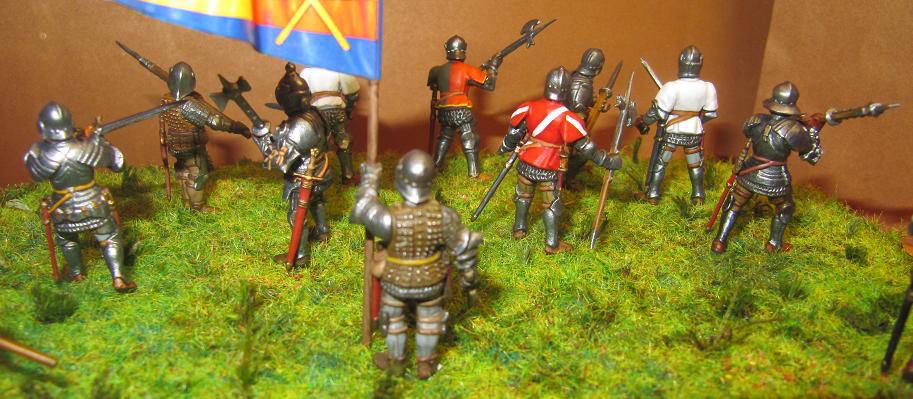 Figures: Foot knights, late Middle ages, photo #7