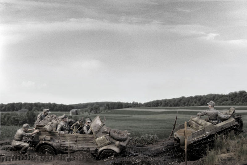 Диорамы и виньетки: Русская грязь. Восточный Фронт, 1944, фото #10