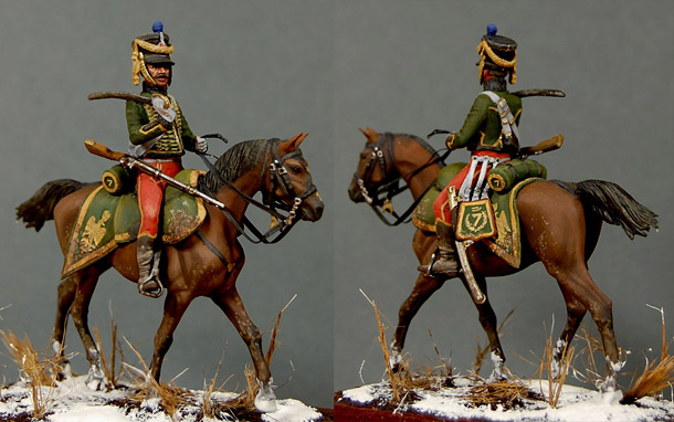 Figures: Private, 6th hussars regt.