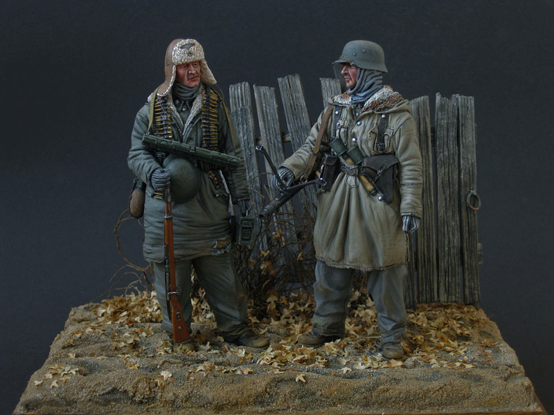 Фигурки: Пулеметный расчет дивизии SS Totenkopf, 1943-44, фото #1