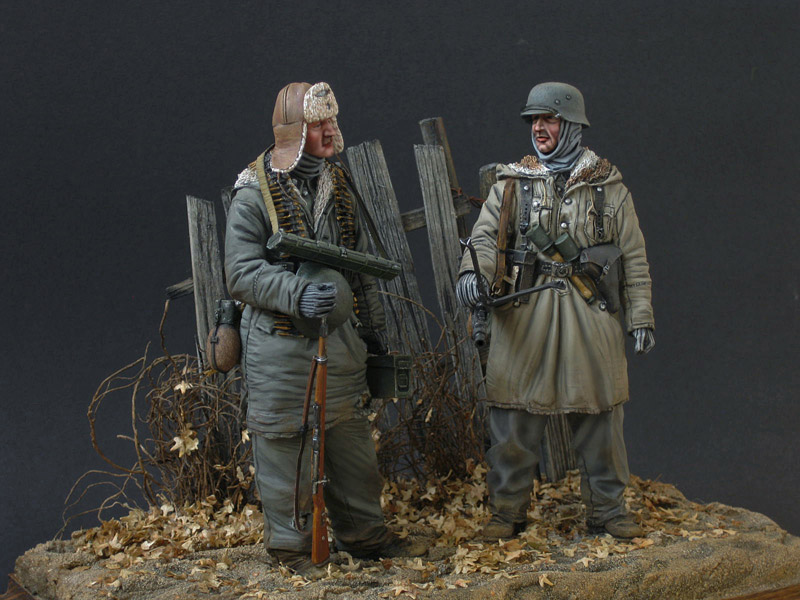 Фигурки: Пулеметный расчет дивизии SS Totenkopf, 1943-44, фото #2