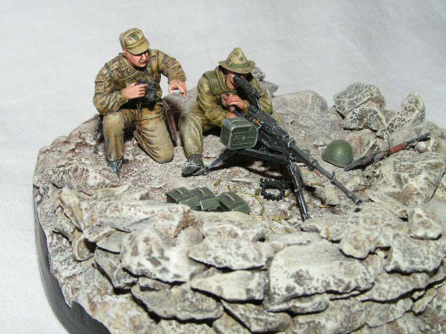 Dioramas and Vignettes: Afghanistan. Heavy MG Emplacement, photo #2
