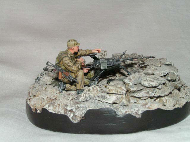 Dioramas and Vignettes: Afghanistan. Heavy MG Emplacement, photo #3