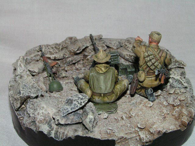 Dioramas and Vignettes: Afghanistan. Heavy MG Emplacement, photo #4