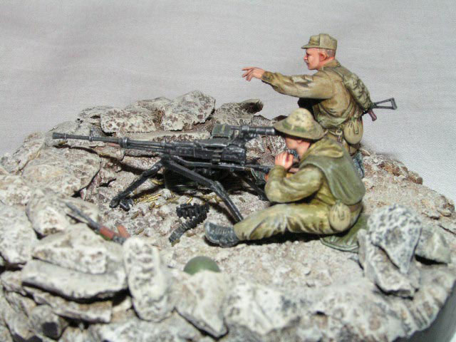 Dioramas and Vignettes: Afghanistan. Heavy MG Emplacement, photo #5